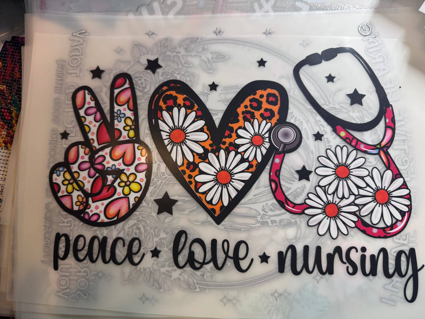 Peace, love,nursing