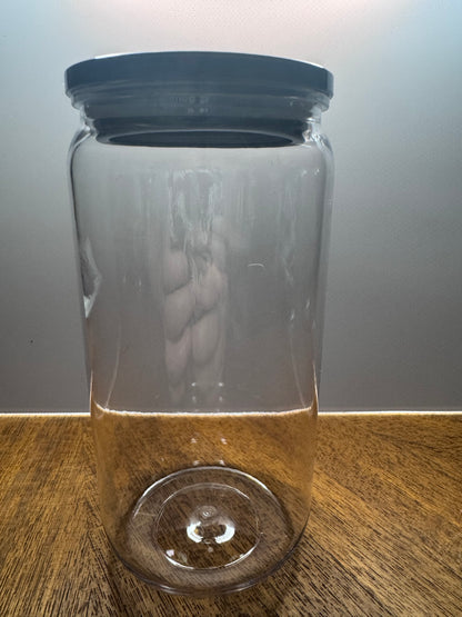 Single wall tumblers with color lid