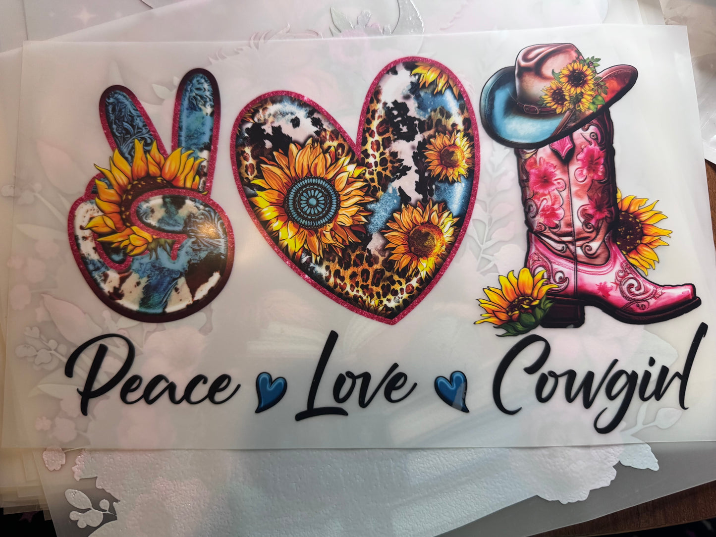 Peace, love, cowgirl