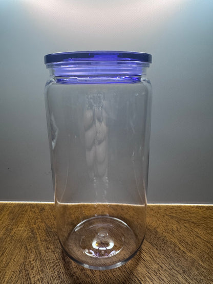 Single wall tumblers with color lid